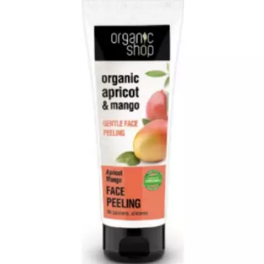 Organic Shop -  Organic Shop Delikatny peeling do twarzy - Morela i mango, 75 ml 